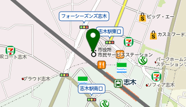 アロマブルーム マルイファミリー志木店(DENBAパートナー)の地図画像