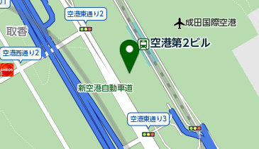 イモトのWiFi 成田国際空港 第2ターミナルの地図画像