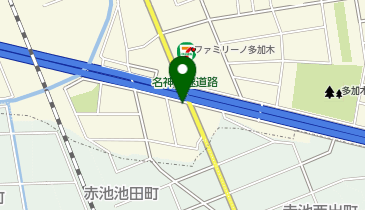 カーピカランドレインボー 多加木店(一宮市)の地図画像