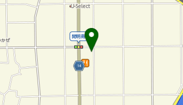 カーピカランドレインボー 開明店(一宮市)の地図画像