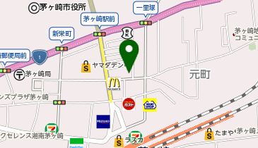 カギの救急車 茅ケ崎駅前店の地図画像