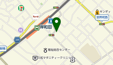 カギの救急車 南海岸和田駅前店の地図画像