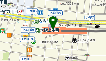 23区 近鉄百貨店上本町店の地図画像