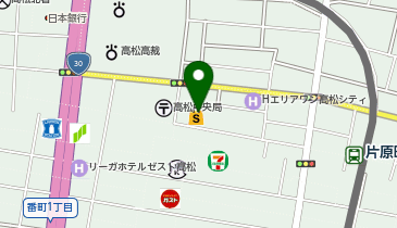 23区 高松三越の地図画像