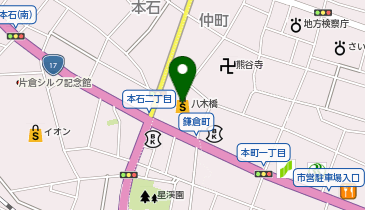 23区 八木橋百貨店の地図画像