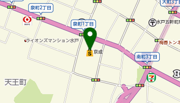ICB ONWARD CROSSET SELECT 水戸京成百貨店(WOMEN)の地図画像