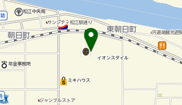 ANY SIS ONWARD CROSSET SELECT イオン松江ショッピングセンター(ANY KIDSお取扱い無)の地図画像