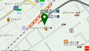 ANY any FAM ・any SiSイオン近江八幡ショッピングセンターの地図画像