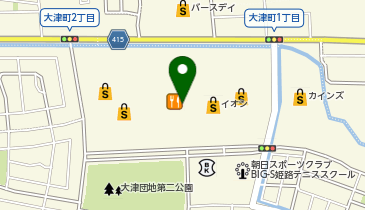 ANY any FAM イオンモール姫路大津の地図画像