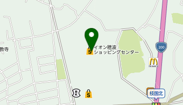 ANY ONWARD CROSSET SELECT イオン穂波ショッピングセンターの地図画像