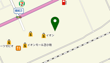 ANY ONWARD CROSSET SELECT イオンモール苫小牧の地図画像