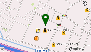 ANY ONWARD CROSSET SELECT サンリブシティ小倉店の地図画像