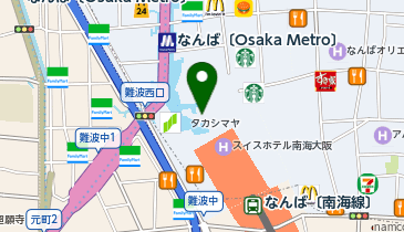 GOTAIRIKU 大阪タカシマヤの地図画像
