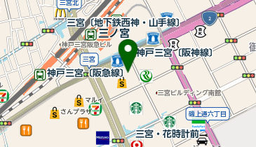 GOTAIRIKU ONWARD CROSSET SELECT 神戸阪急(MEN)の地図画像