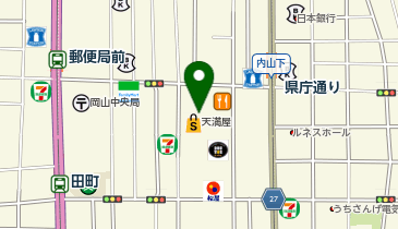 J.PRESS MEN 天満屋岡山店の地図画像