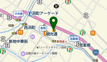 J.PRESS MEN 長崎浜屋の地図画像
