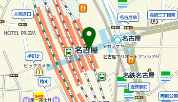 J.PRESS MEN ジェイアール名古屋タカシマヤの地図画像