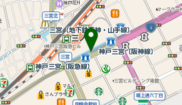 J.PRESS MEN ONWARD CROSSET SELECT 神戸阪急(MEN)の地図画像