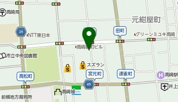 J.PRESS MEN ONWARD CROSSET SELECT スズラン百貨店高崎店の地図画像