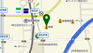 JOSEPH ABBOUD 西宮阪急の地図画像