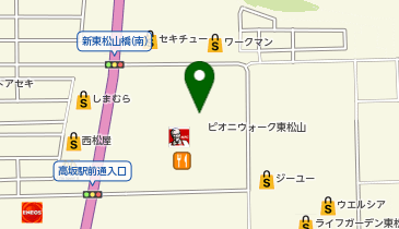 ONWARD CROSSET SELECT ピオニウォーク東松山の地図画像