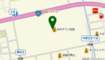 ONWARD CROSSET SELECT ゆめタウン佐賀の地図画像