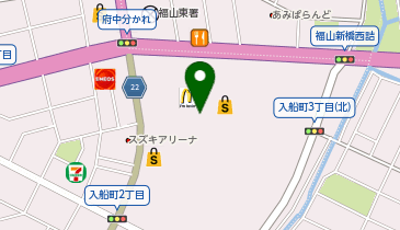 ONWARD CROSSET SELECT 天満屋福山ポートプラザ店の地図画像