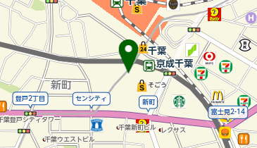 ONWARD CROSSET SELECT そごう千葉店(MEN)の地図画像