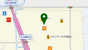 ONWARD CROSSET SELECT イオンモール大和郡山の地図画像