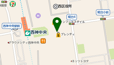 ONWARD CROSSET SELECT プレンティの地図画像