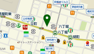 ONWARD CROSSET SELECT 福屋八丁堀本店の地図画像