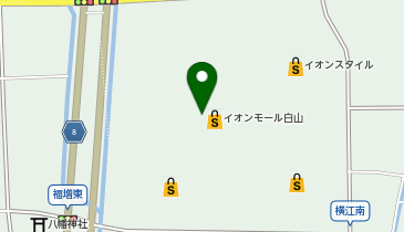 ONWARD CROSSET SELECT イオンモール白山の地図画像