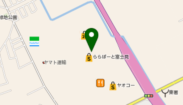 ONWARD CROSSET SELECT ららぽーと富士見の地図画像