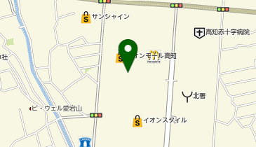 ONWARD CROSSET SELECT イオンモール高知の地図画像
