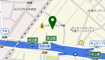 ONWARD CROSSET SELECT イオンタウン千種の地図画像