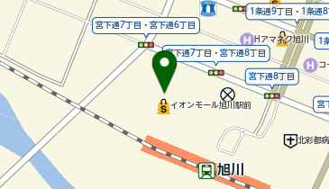 ONWARD CROSSET SELECT イオンモール旭川駅前の地図画像