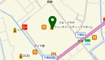 ONWARD CROSSET SELECT フューチャーシティ ファボーレ(ANY KIDS お取り扱いなし)の地図画像