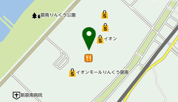 ONWARD CROSSET SELECT イオンモールりんくう泉南の地図画像