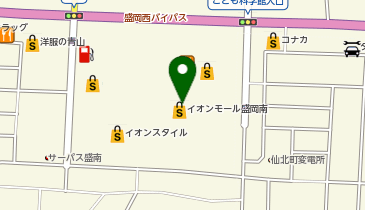 steppi ONWARD CROSSET SELECTイオンモール盛岡南(キッズお取扱い無)の地図画像