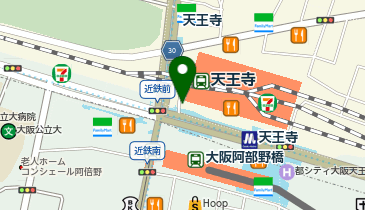 steppi UNFILO・steppi あべのハルカス近鉄本店(キッズお取扱い無)の地図画像