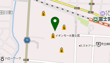 steppi ONWARD CROSSET SELECT イオンモール富士宮の地図画像