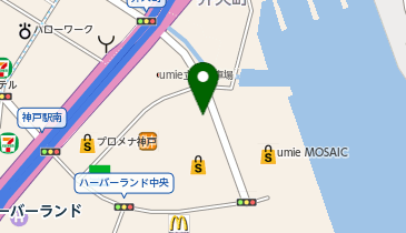 steppi ONWARD CROSSET SELECT 神戸ハーバーランドumieの地図画像