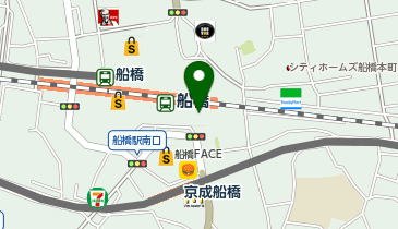 KASHIYAMA PREMIUM 東武百貨店船橋店の地図画像