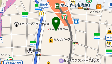KASHIYAMA(レディース) なんばパークス店の地図画像