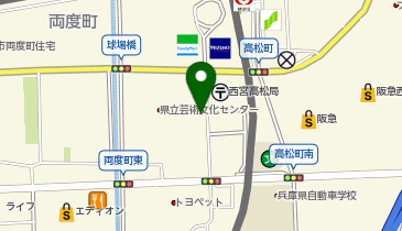 KASHIYAMA(メンズ) 西宮阪急の地図画像