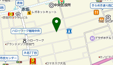 KASHIYAMA(メンズ) 天神店の地図画像