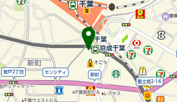 KASHIYAMA(メンズ) そごう千葉店の地図画像