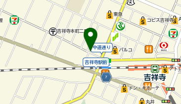 KASHIYAMA(メンズ) KASHIYAMA吉祥寺店の地図画像