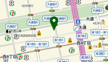 KASHIYAMA(メンズ) KASHIYAMA 札幌大通店の地図画像