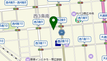 KASHIYAMA(メンズ) ロンド帯広の地図画像